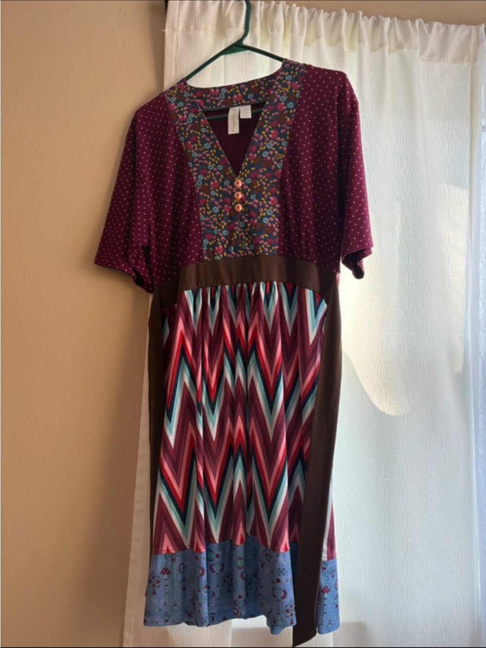 Matilda Jane “Paint by Number” collage kimono style dress
